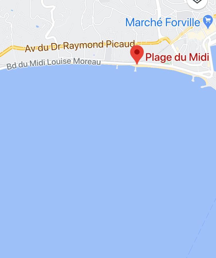 Appartement Rooftop, Premiere Ligne, Vue Mer, 50M De Plage Du Midi Cannes Extérieur photo